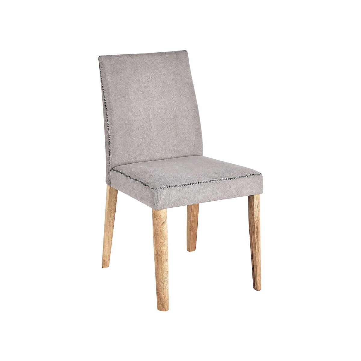 Zestaw 2 krzeseł do jadalni szary PHOLA