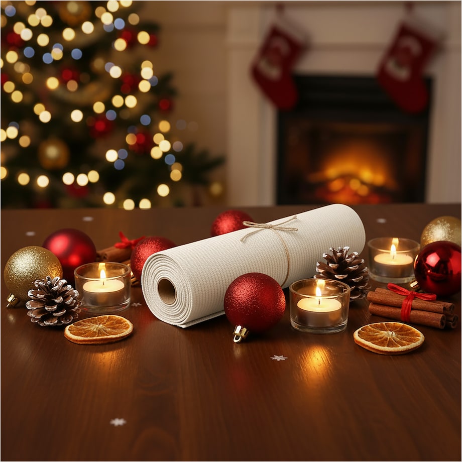 Bieżnik Świąteczny Na Stół Obrus 200X28 Dekoracyjny Ozdobny Na Święta