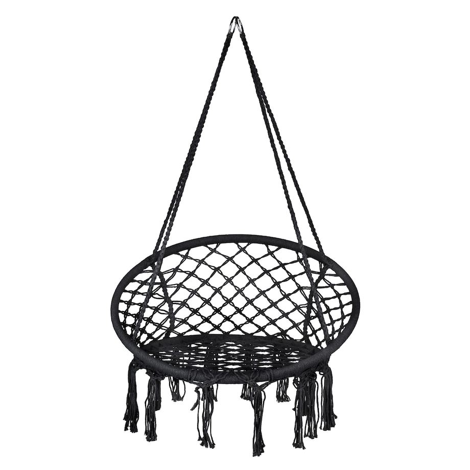 Krzesło plecione BOHO podwieszane duża huśtawka bocianie gniazdo 70 cm fotel wiszący