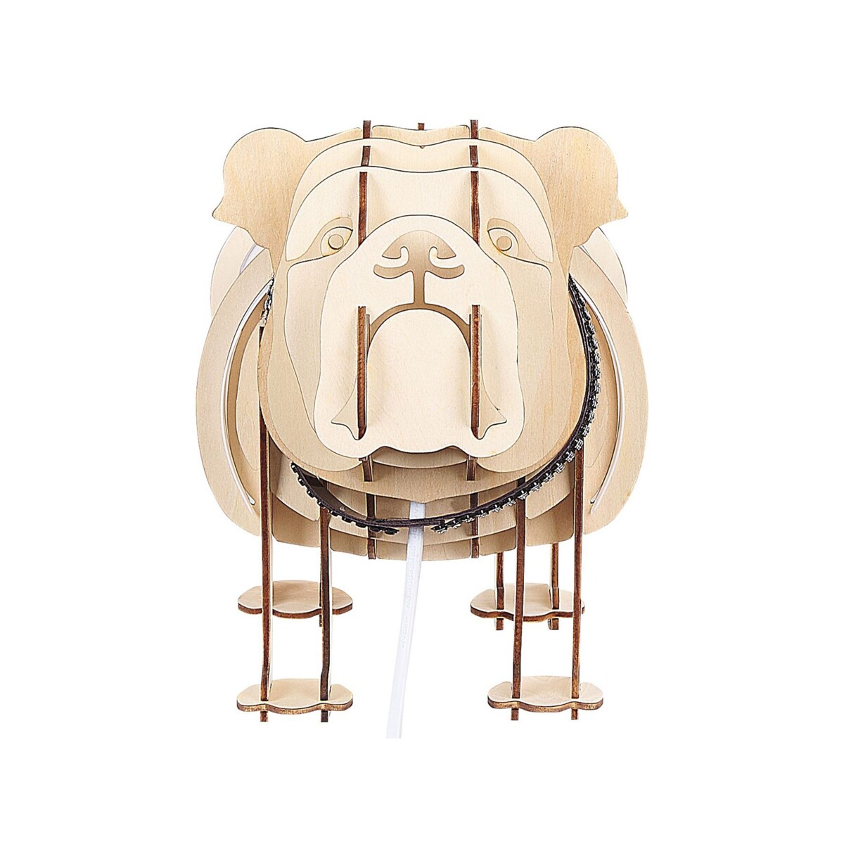 Lampa stołowa pies jasne drewno DOUCE