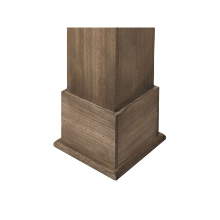 Portal kominkowy ciemne drewno NARNIA