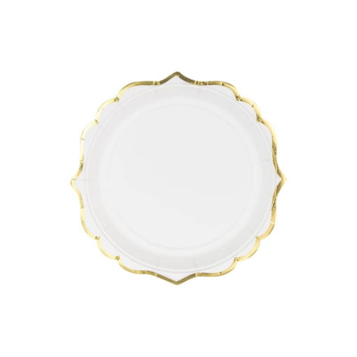 Talerzyki, biały, 18,5 cm