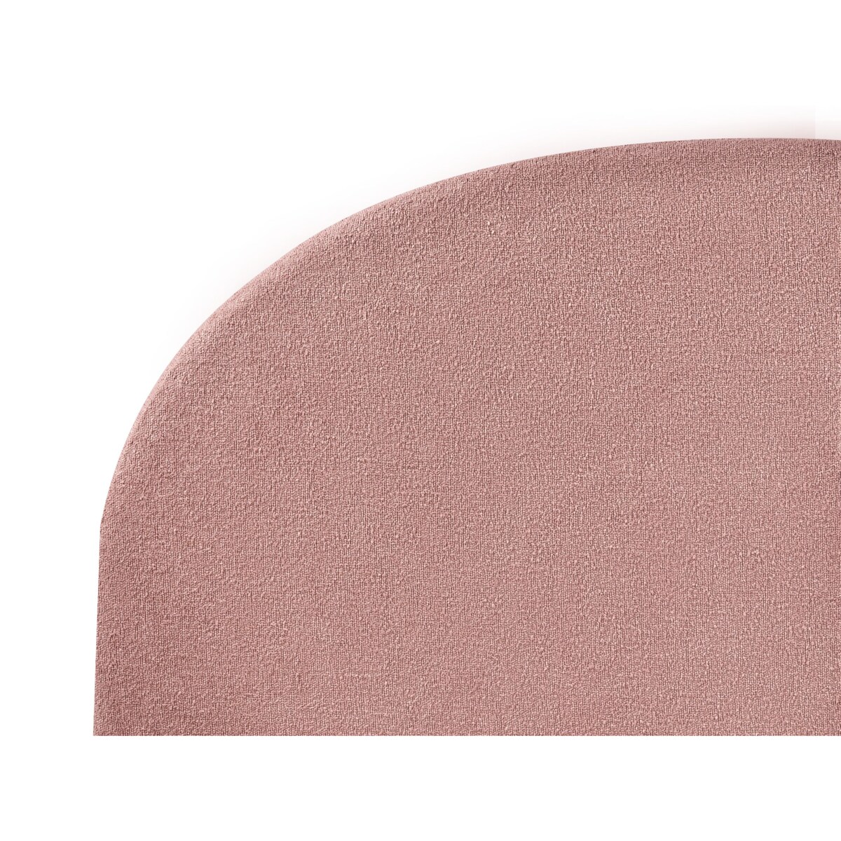 Łóżko wodne Boucle VAUCLUSE 160 x 200 cm Pastelowy róż