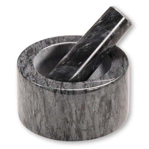 Moździerz kuchenny marmurowy ciemnoszary Ø 16 cm