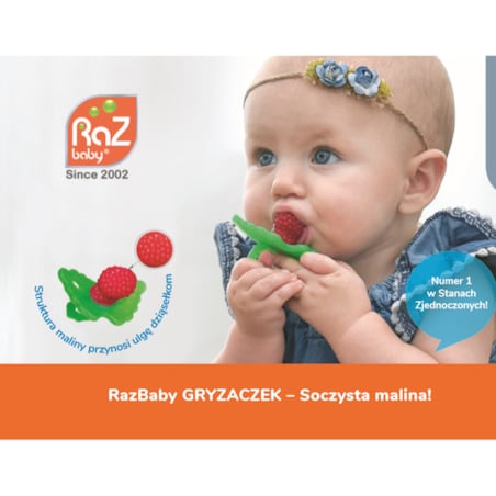 Gryzak dla niemowlaka, Soczysta Malina, RaZbaby