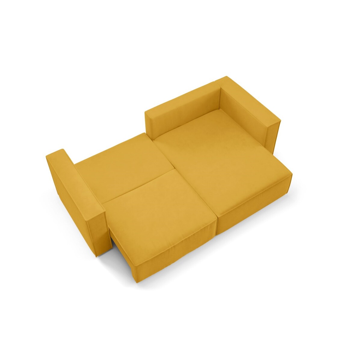 Narożnik KEYMON z funkcją spania welurowa tkanina Kolor: Gerra 626