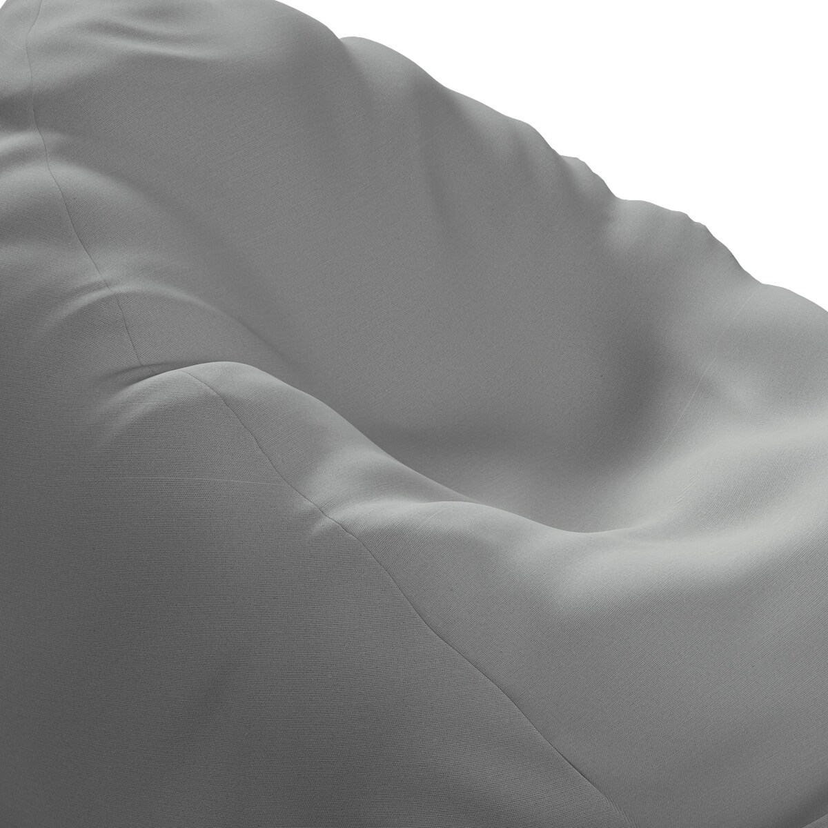 Worek do siedzenia Bowli, szary, Ø50 x 85 cm, Happiness