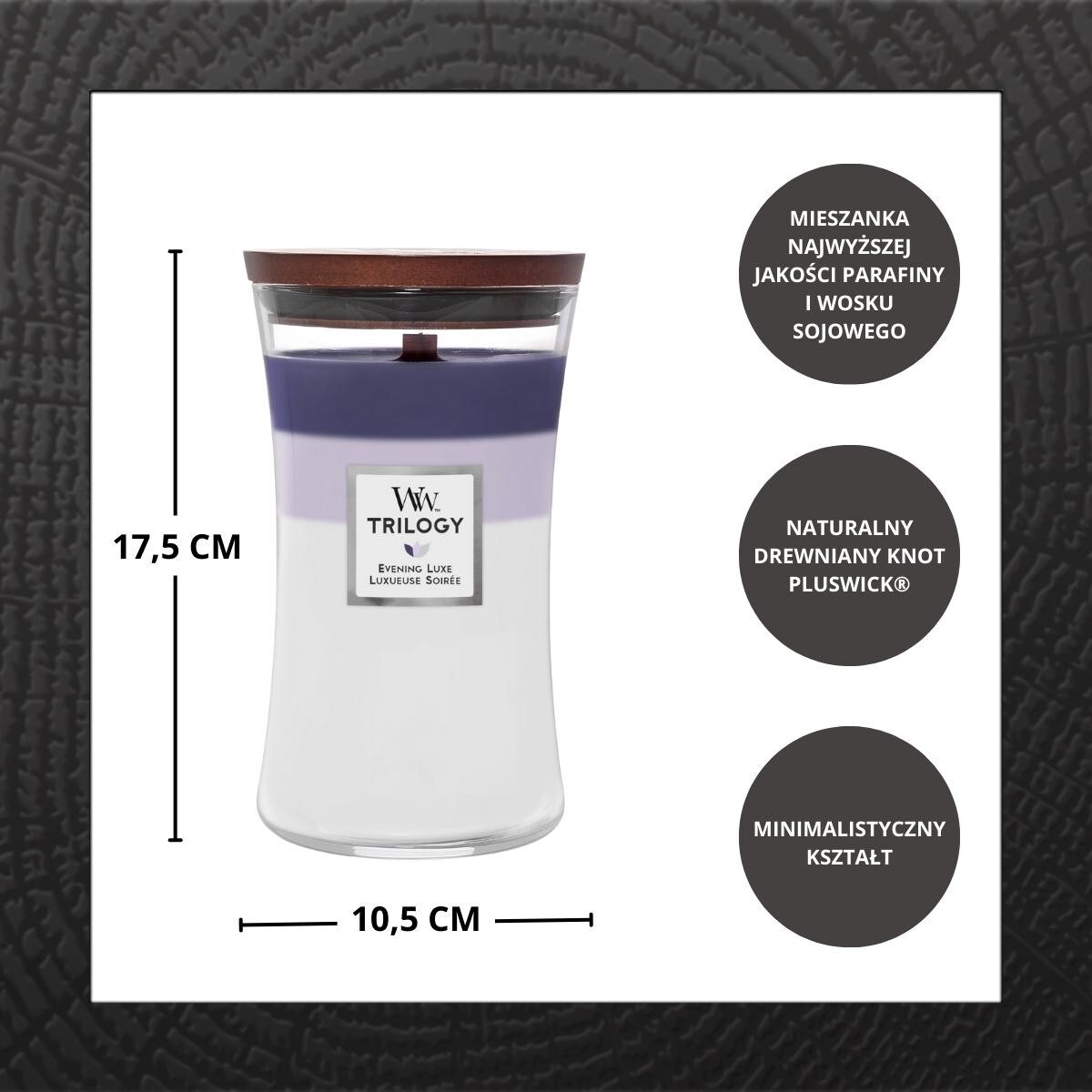 WoodWick świeca duża EVENING LUXE