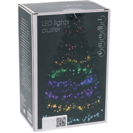 Lampki choinkowe LED z efektem bieżącej wody, 400 szt.