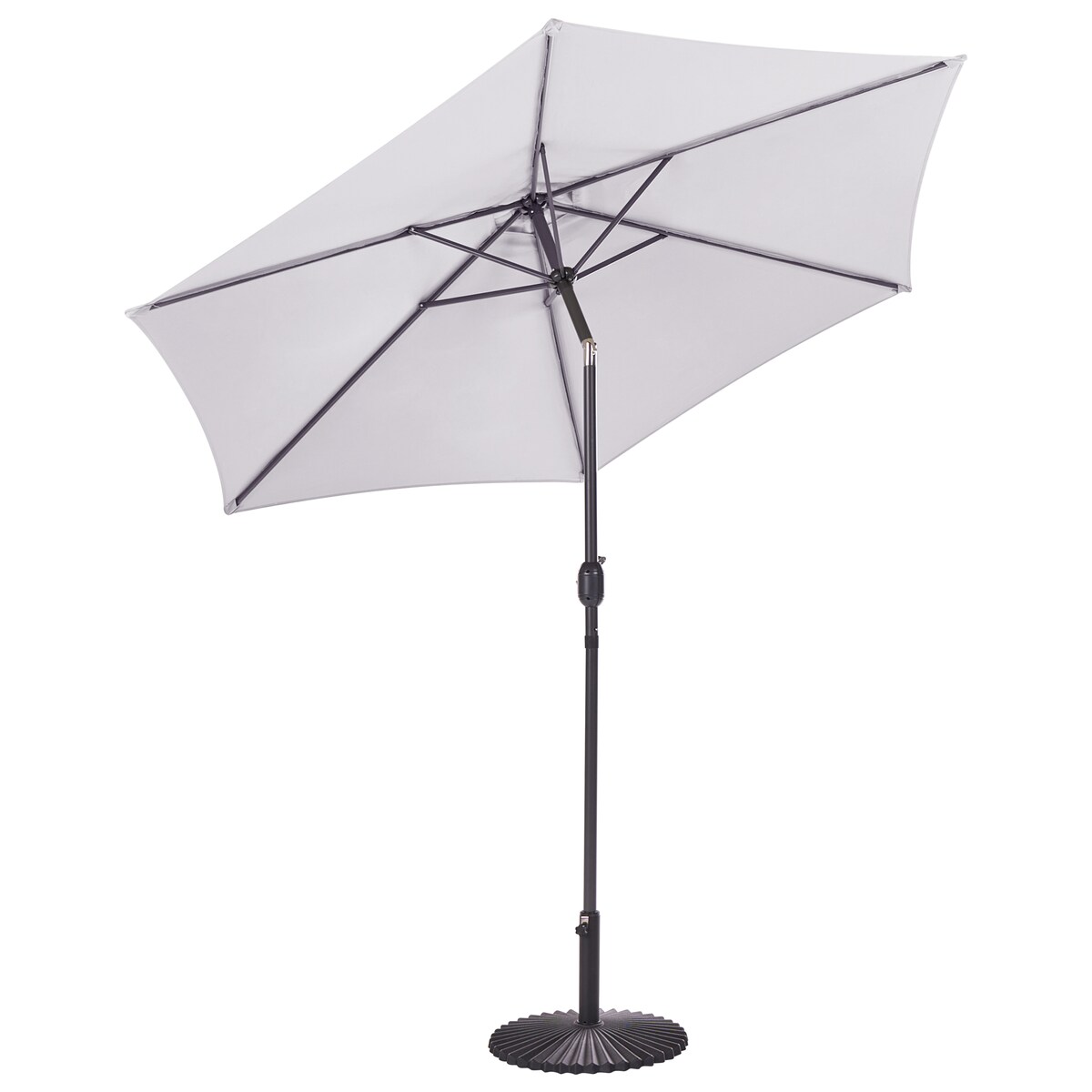 Parasol ogrodowy 266 cm VARESE Jasnoszary