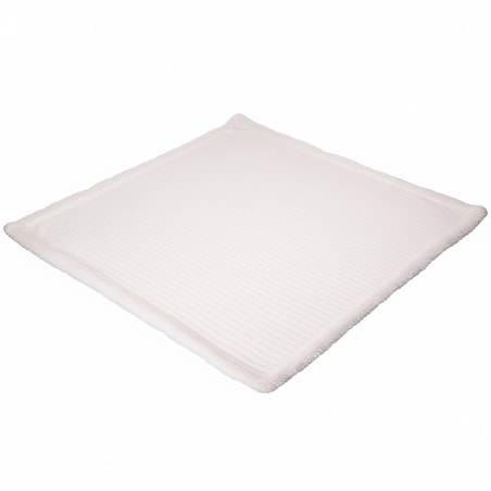 Koc Świąteczny Dekoracyjny Narzuta Na Łóżko 150X125 Cm Ozdoba Ciepły Biały