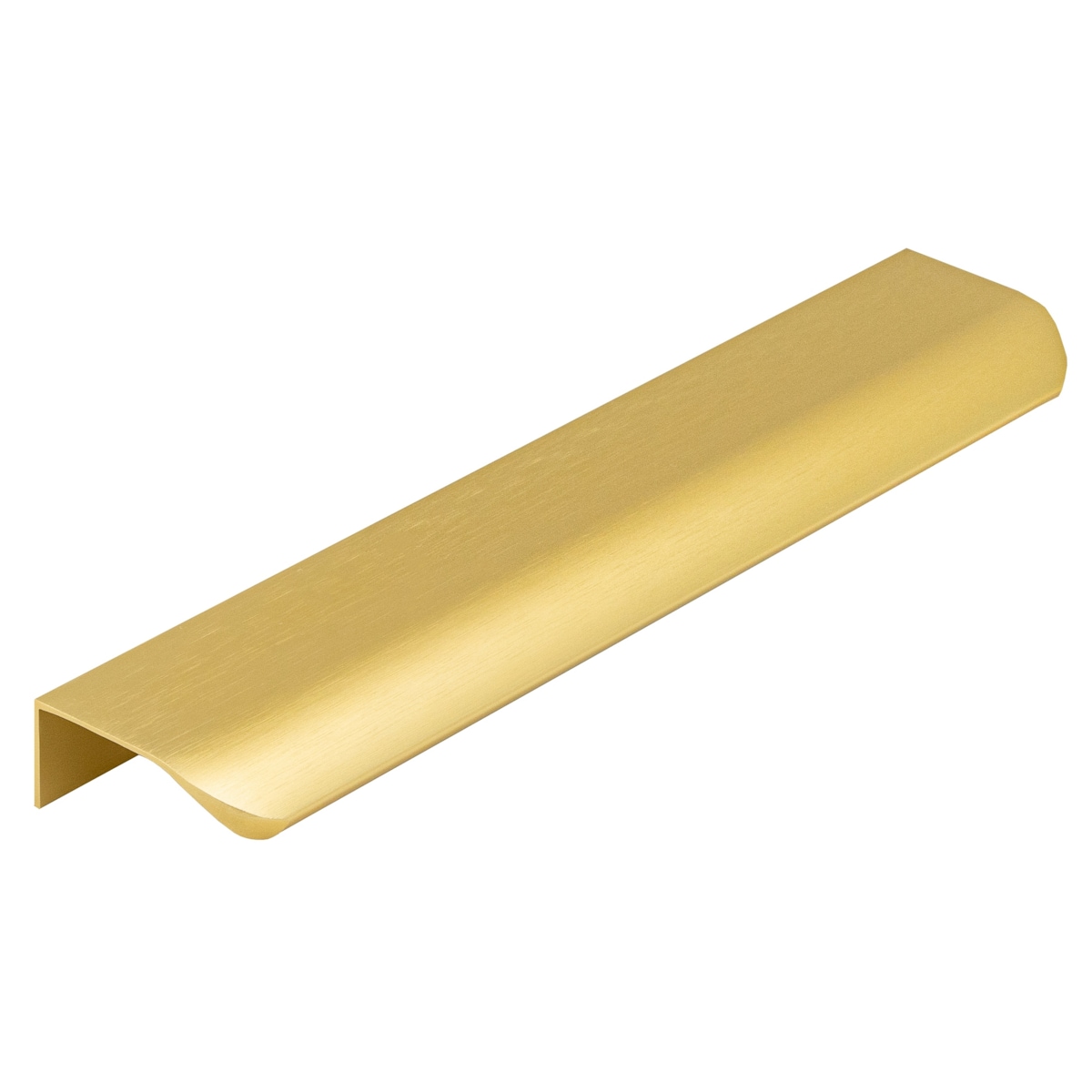 Uchwyt meblowy 160 mm mat krawędziowy złoty loft do mebli szafek i suflad