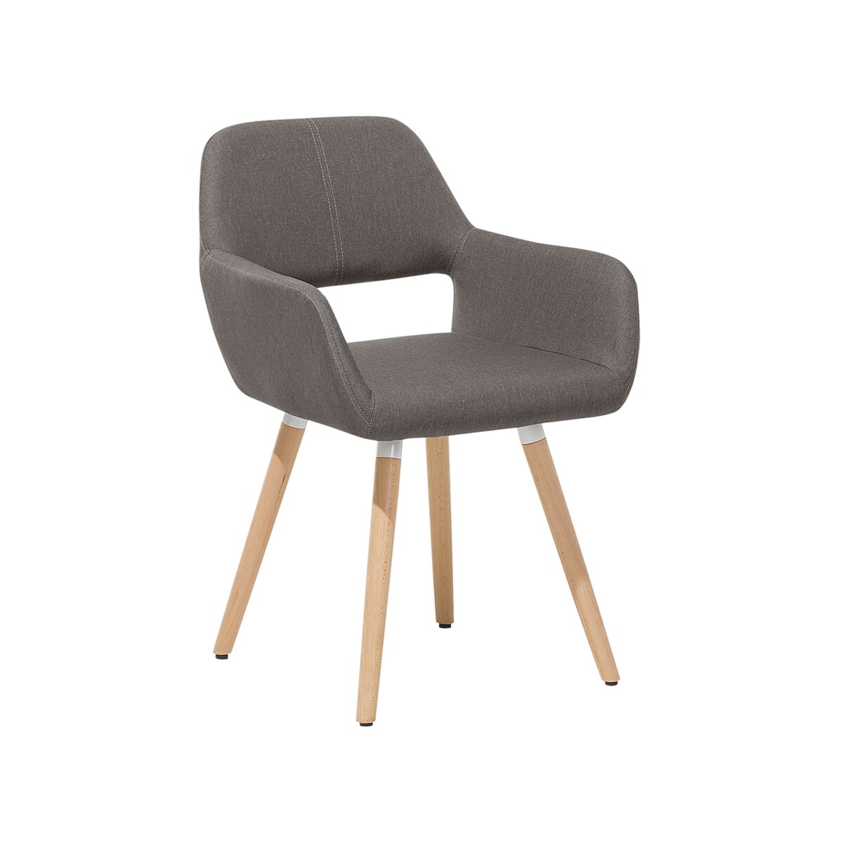 Zestaw 2 krzeseł do jadalni szarobeżowy CHICAGO