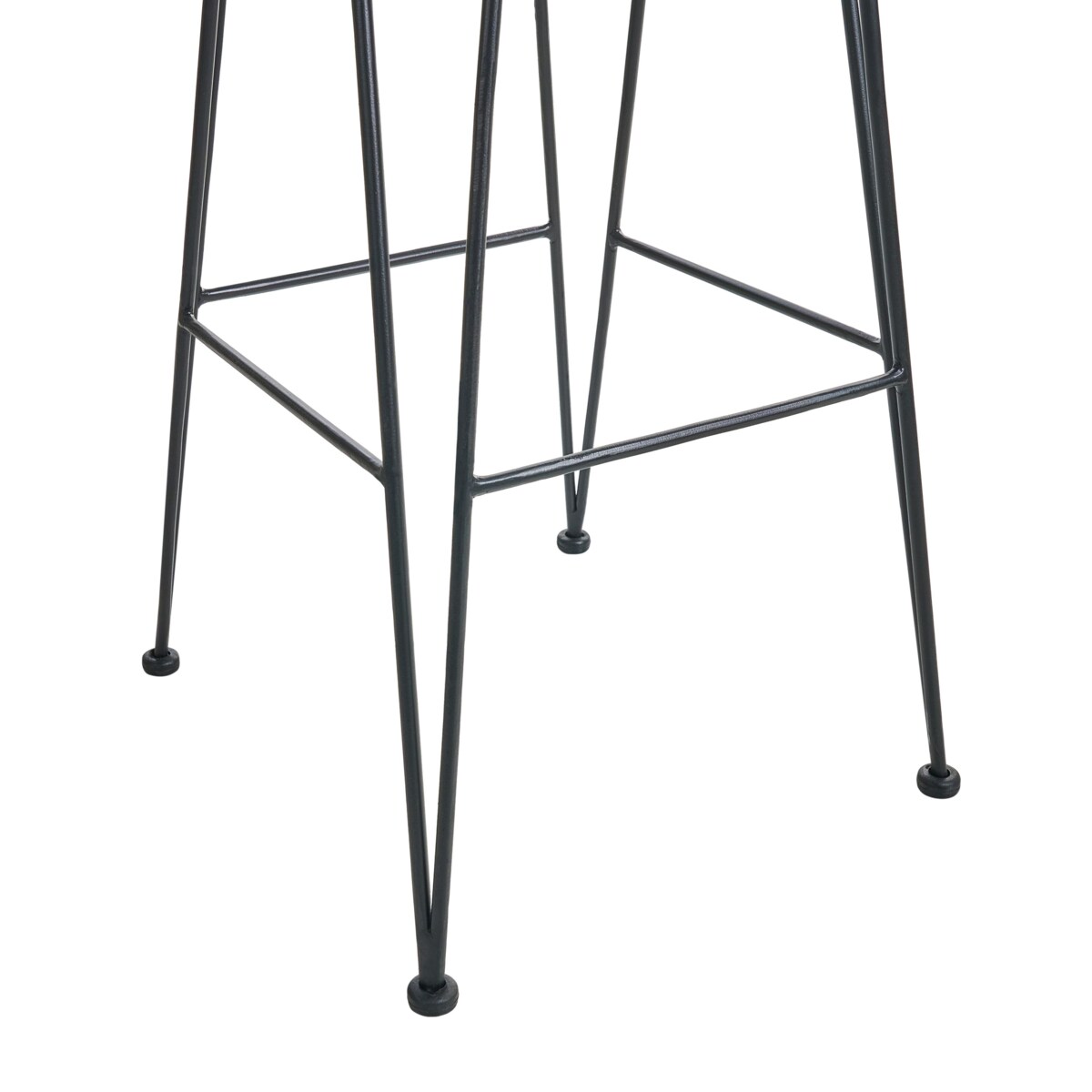 Zestaw 2 krzeseł barowych CASSITA Rattan Brązowy