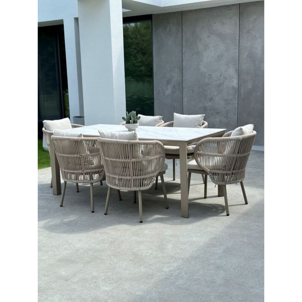 ZESTAW ALUMINIOWY AZZURE SZAMPAŃSKI 6