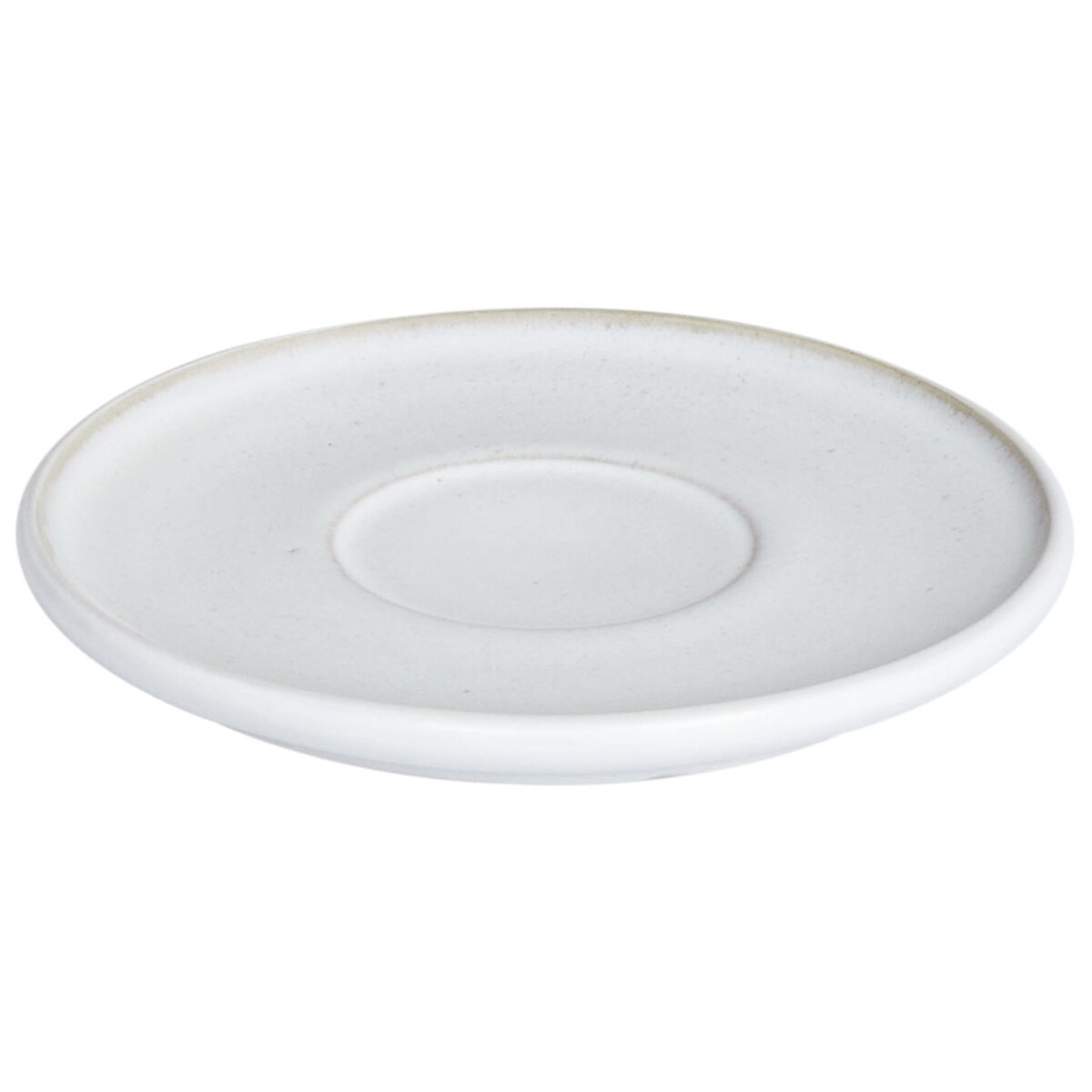 Zestaw 4 filiżanek ze spodkami SESAME Kamionka Złamana biel