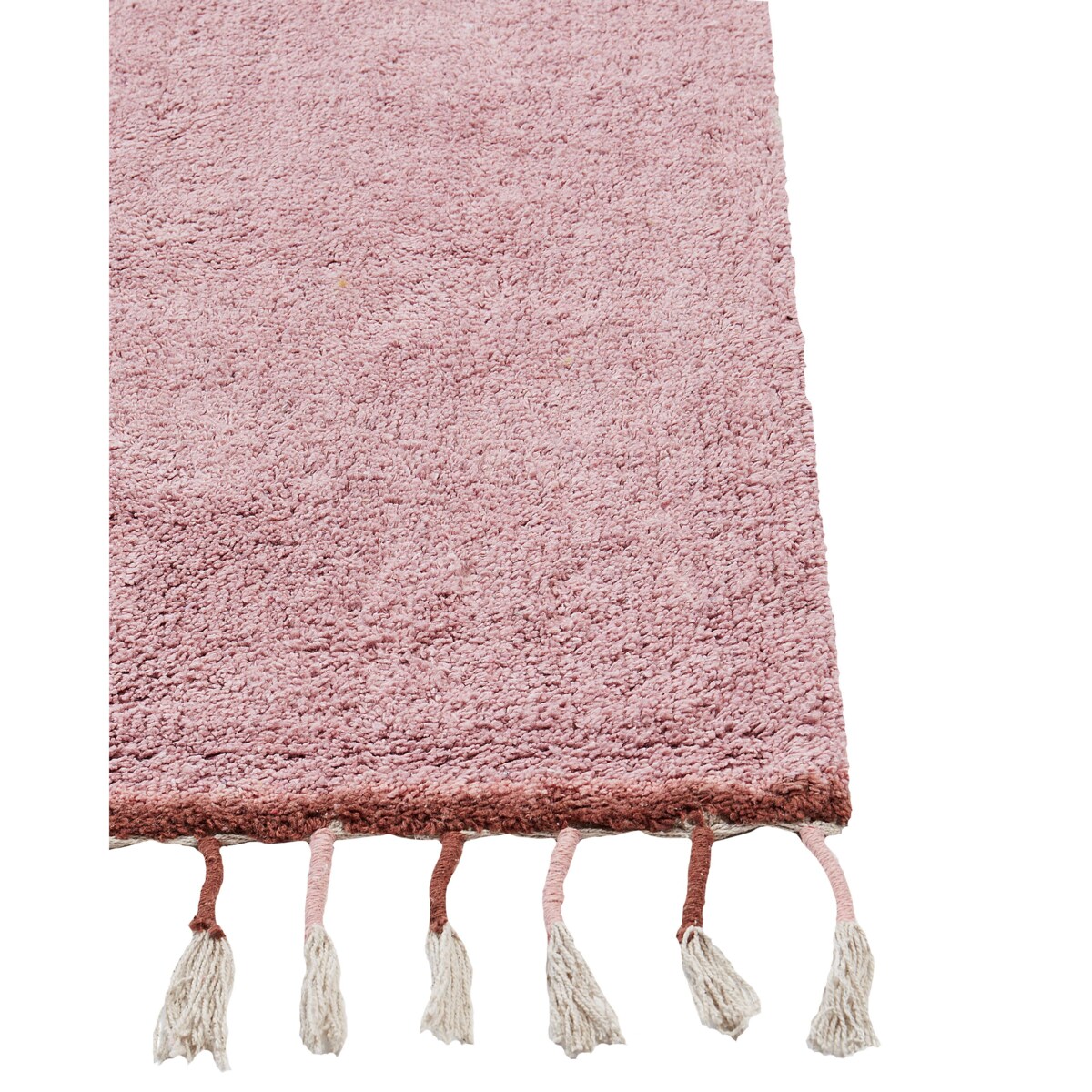 Dywan bawełniany 140 x 200 cm różowy CAPARLI