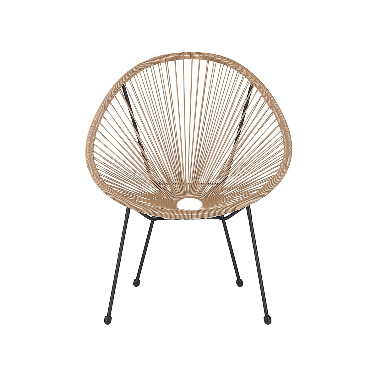 Krzesło z technorattanu naturalne ACAPULCO II