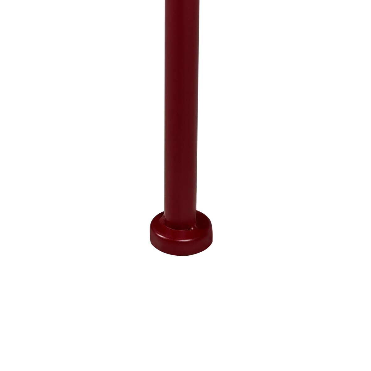 Ławka ogrodowa CAVINIA 125 cm Metal Burgundowy