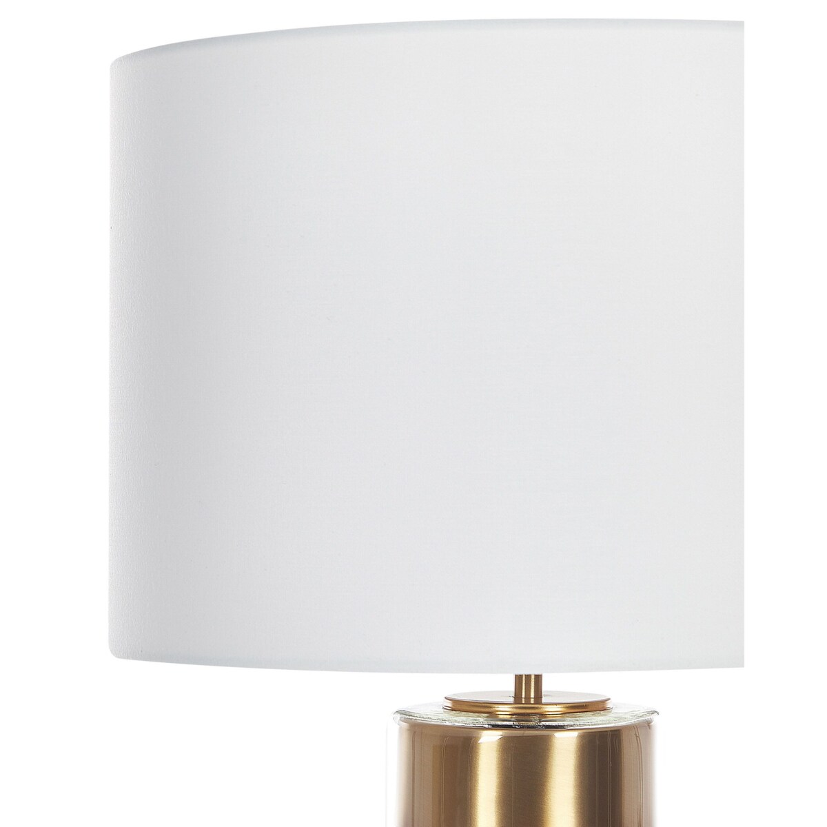 Lampa stołowa szklana złota BEATTON