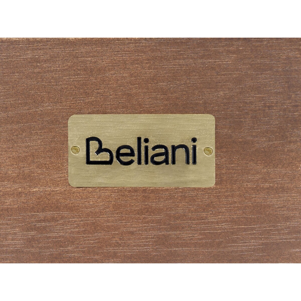 Stolik ogrodowy z certyfikowanego drewna 90 x 75 cm ciemny TIMOR II