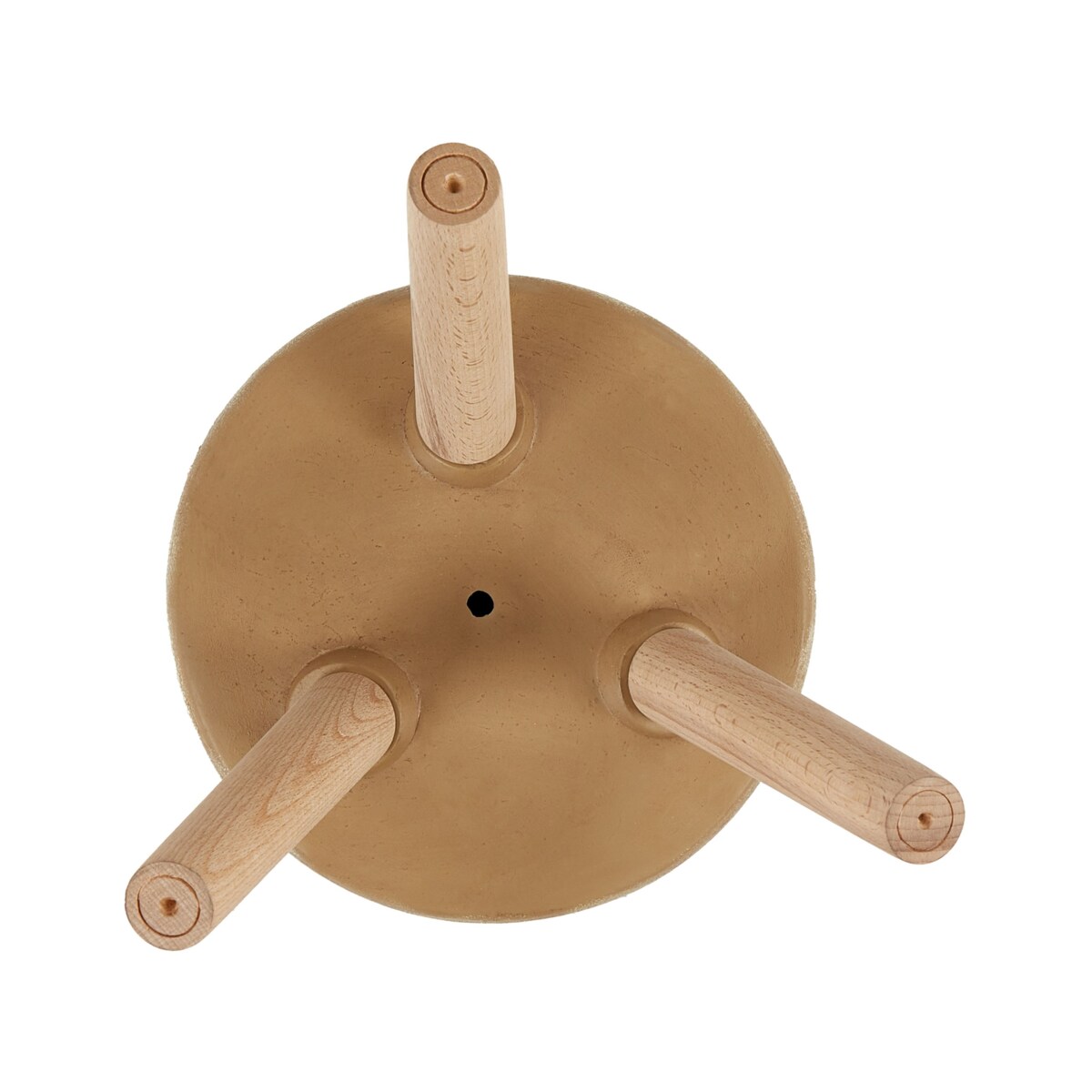 Doniczka na stojaku 27 x 27 x 42 cm jasnobrązowa CYRTOMIUM