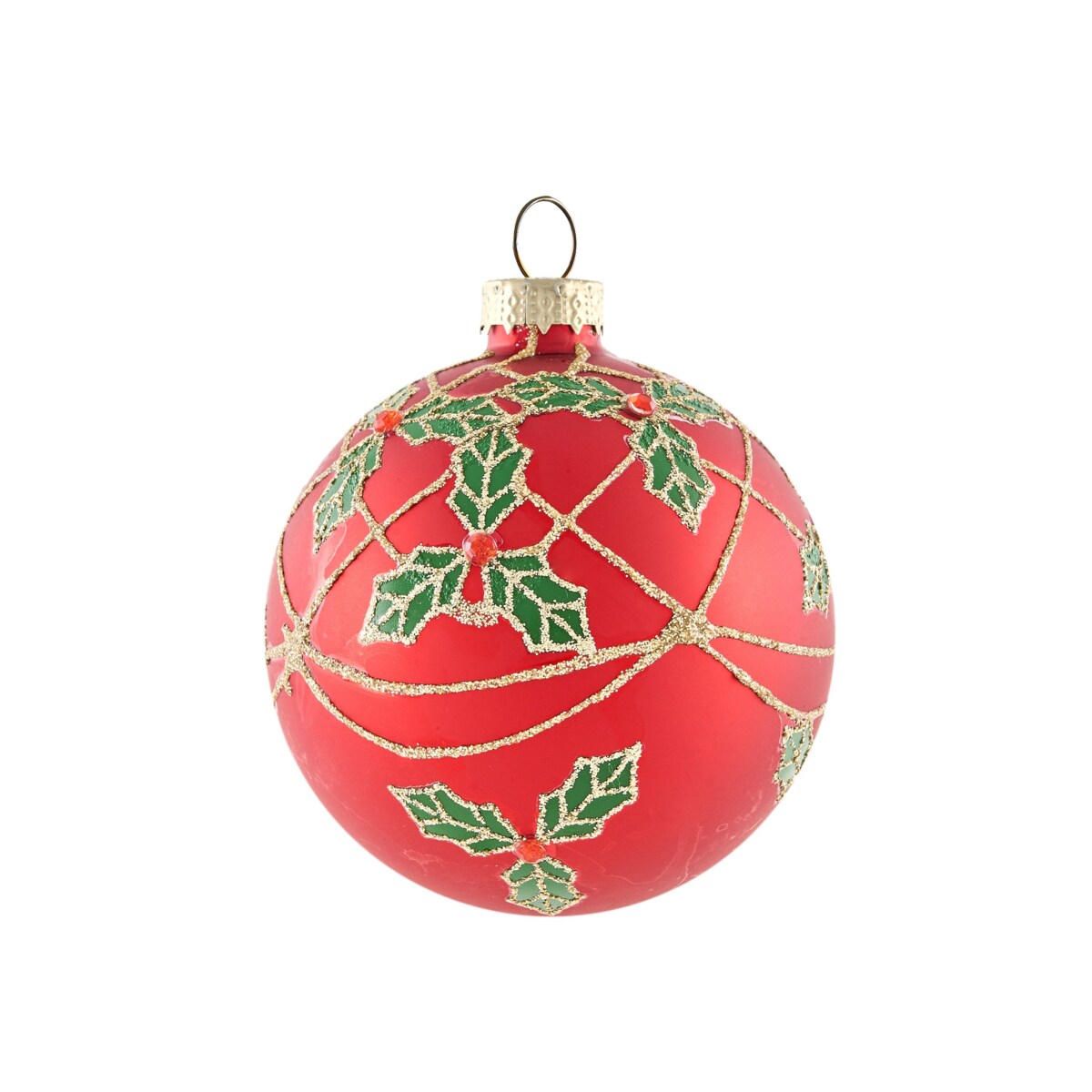 Zestaw 70 bombek TWINKLE Szkło Czerwony/ zielony