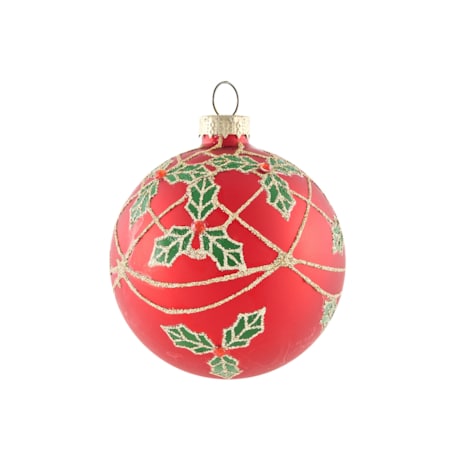 Zestaw 70 bombek TWINKLE Szkło Czerwony/ zielony