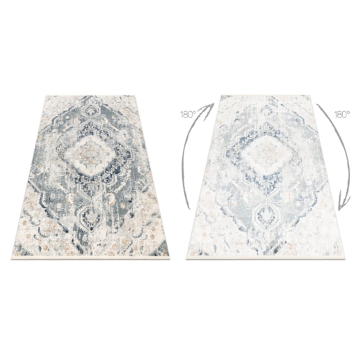 Dywan DISTIN 0816A niebieski / jasnozielony / 140x190 cm