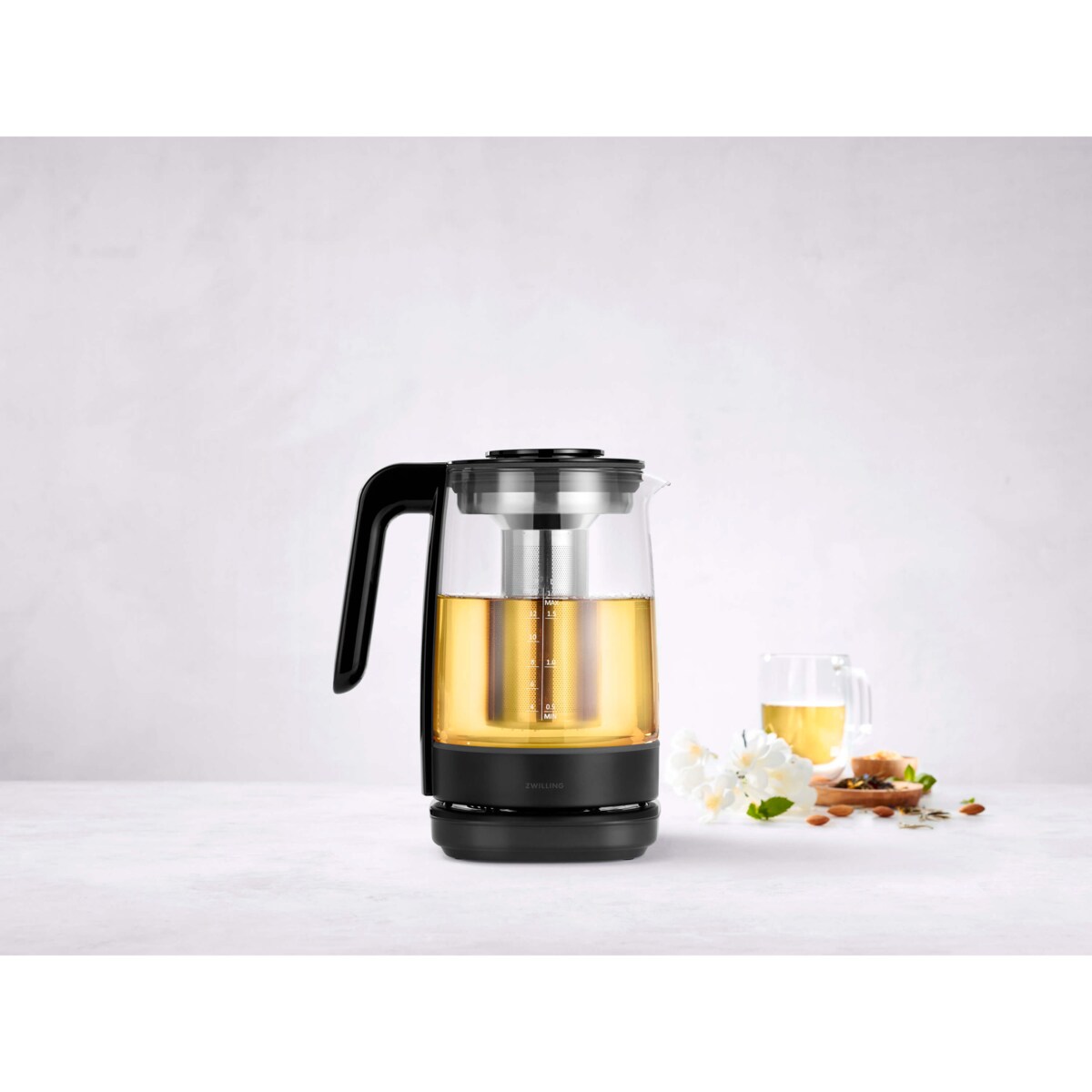 Czajnik elektryczny z wkładem do herbaty Zwilling Enfinigy - Czarny, 1.7 ltr