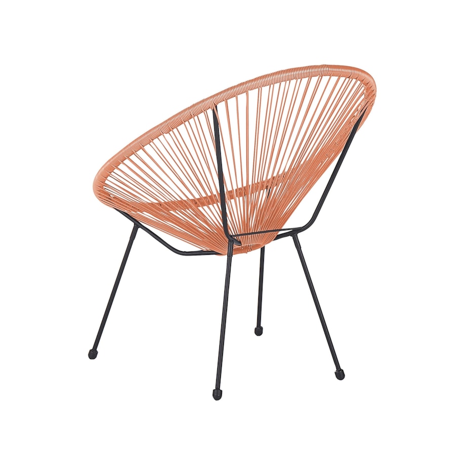 Zestaw mebli balkonowych ACAPULCO II Technorattan Pomarańczowy