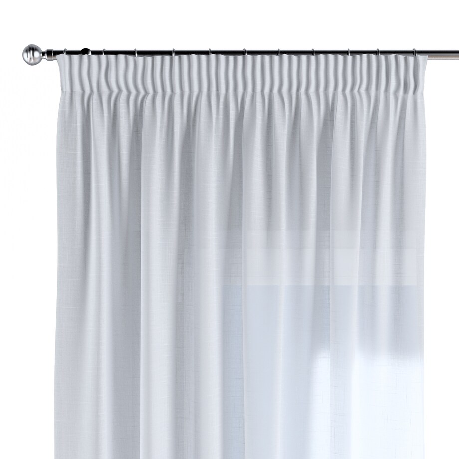 Zasłona na taśmie marszczącej 1 szt. 130x260 prześwitujący biały