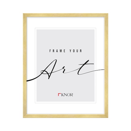 Ramka złota, 13x18 cm, ramka na zdjęcie, Knor - złote ramki do zdjęć i plakatów
