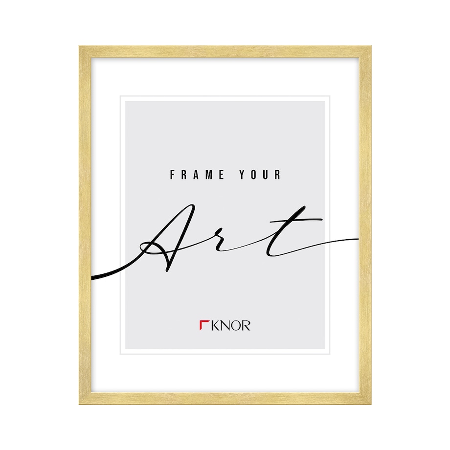 Ramka złota, 13x18 cm, ramka na zdjęcie, Knor - złote ramki do zdjęć i plakatów