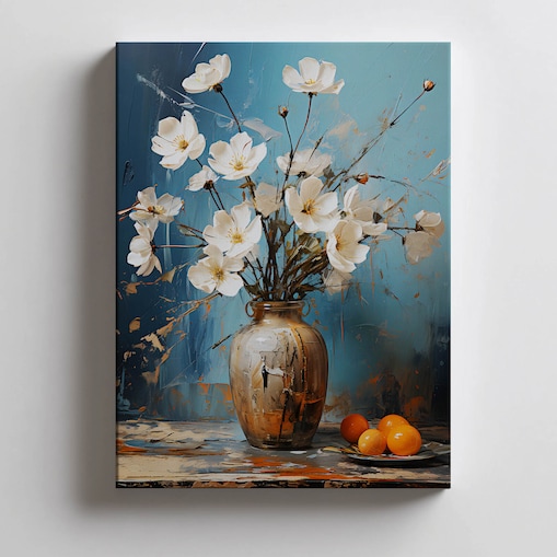 Delikatność i Spokój, 50x70 cm, bez ramy, płótno premium na blejtramie