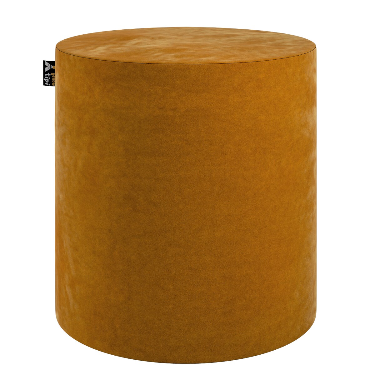 Puf Bobby, miodowy, ø40, wys. 40 cm, Posh Velvet
