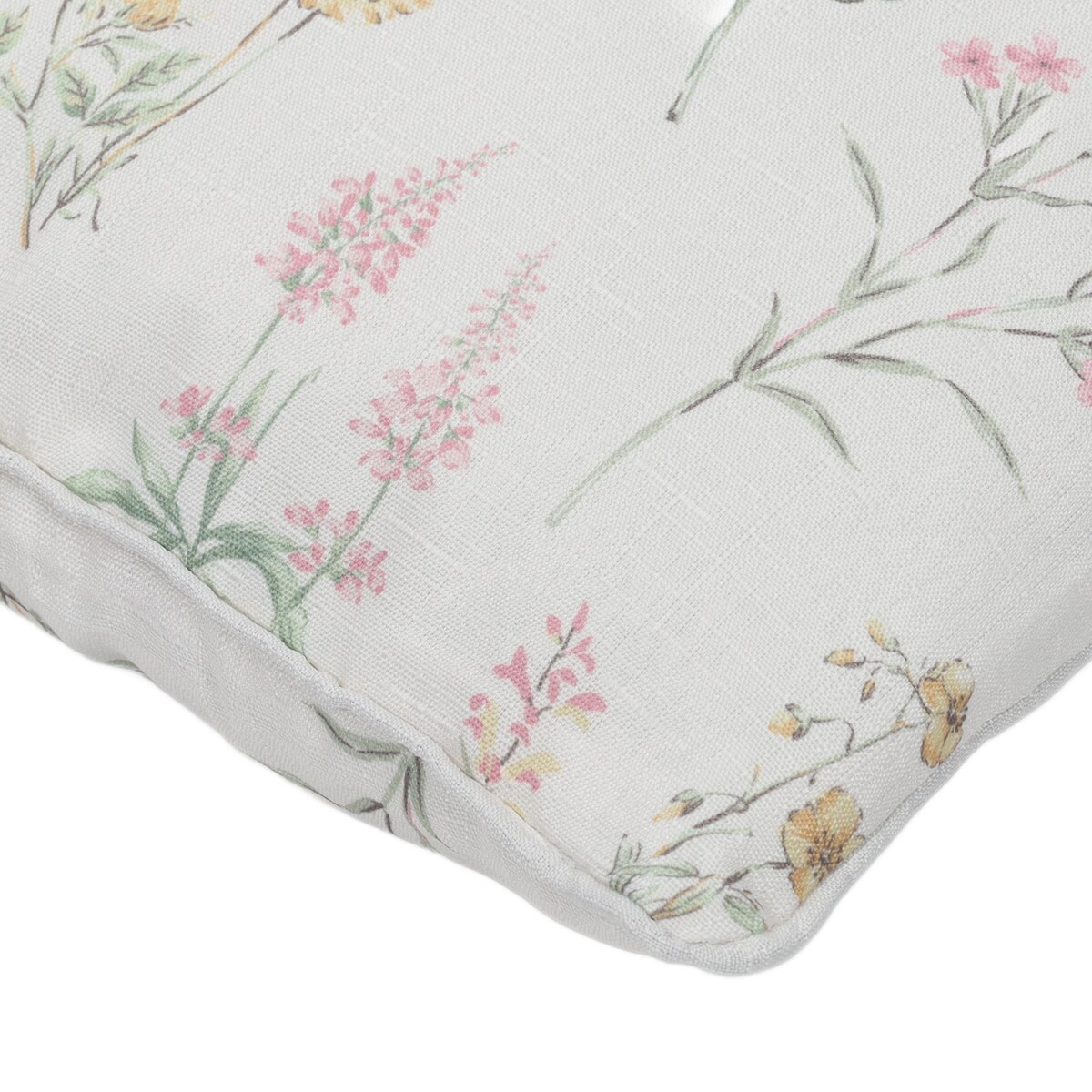 Poduszka dekoracyjna w kwiatowy wzór, 45 x 45 cm