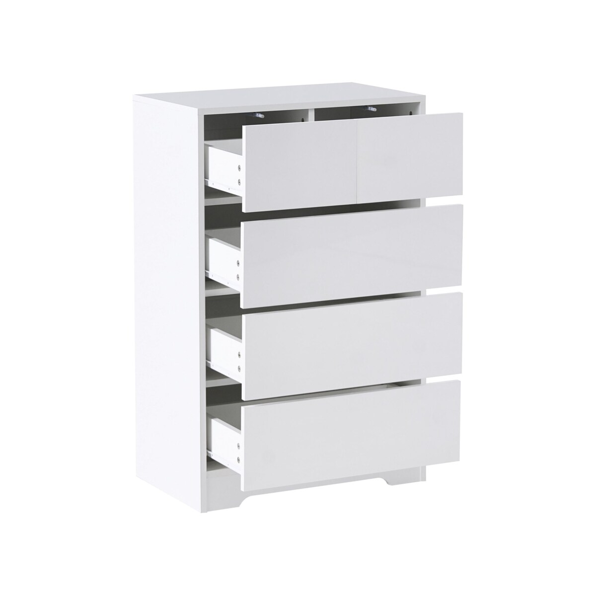 Komoda 5 szuflad ALBERTA Biały