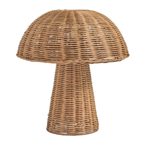 Lampa stołowa Grzybek ALERO Rattan Naturalny