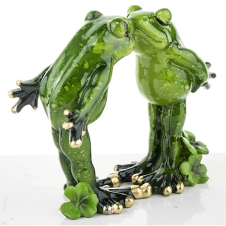 Dekoracja - żabki 10,5x12,5x6 cm KISS ME