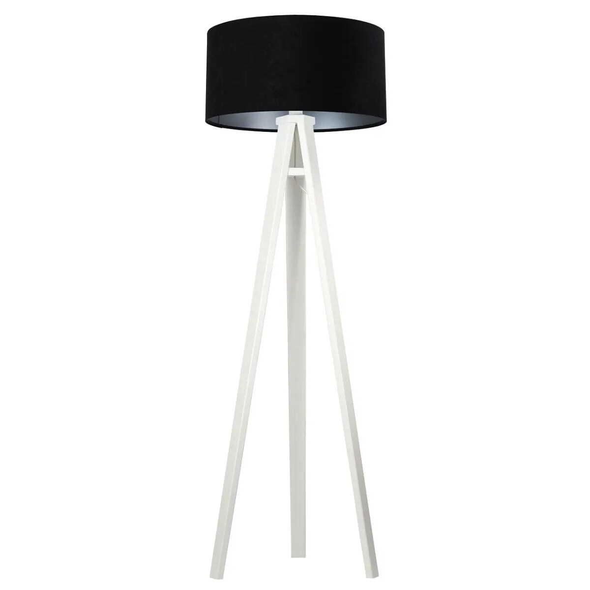 Lampa stojąca HOME 50 czarna/srebrna/biała