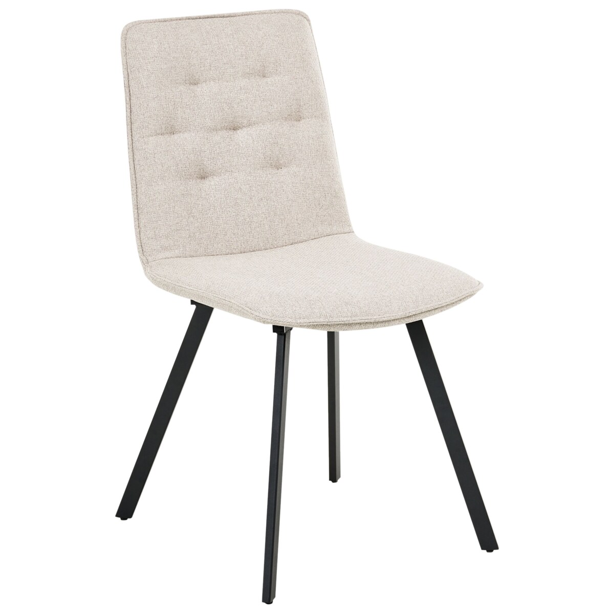 Zestaw 2 krzeseł do jadalni CARVER Beżowy