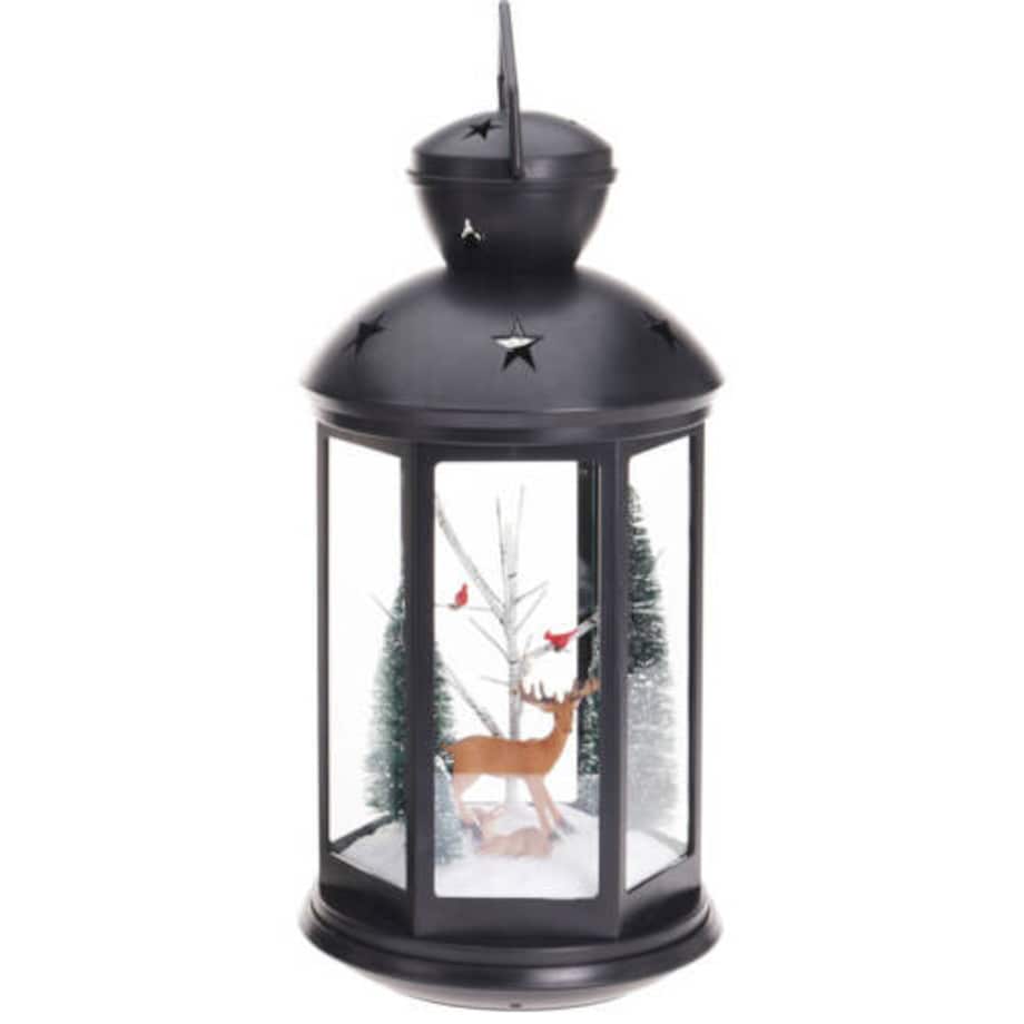 Lampion ze scenką śwąteczną, 43 cm