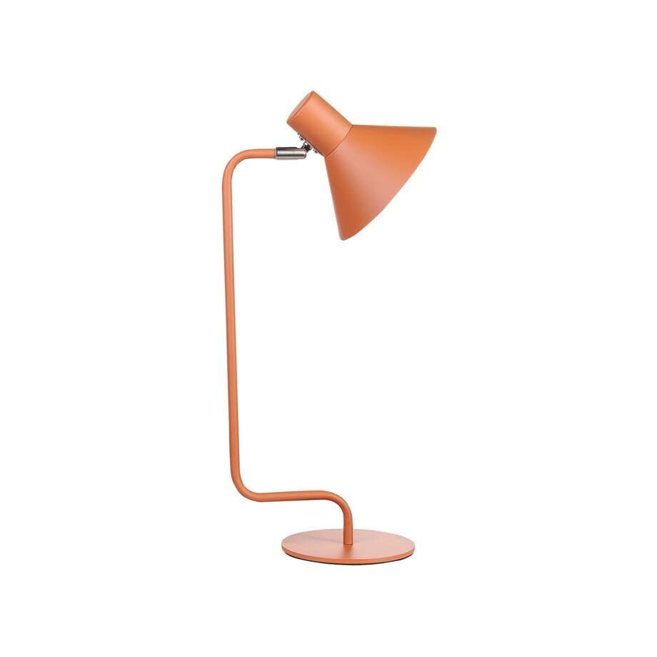 Lampa biurkowa regulowana metalowa pomarańczowa RIMAVA