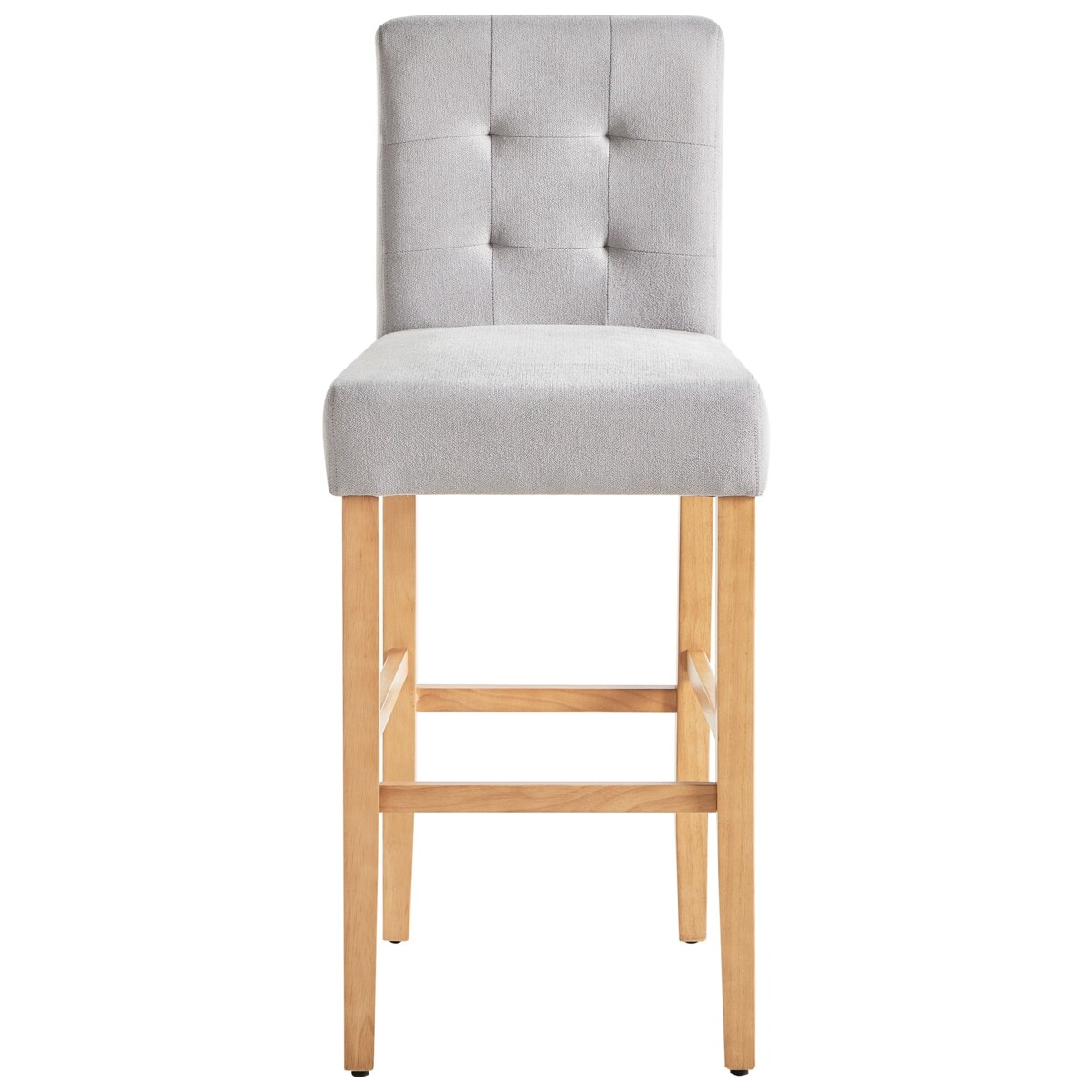 Zestaw 2 krzeseł barowych MADISON Szary