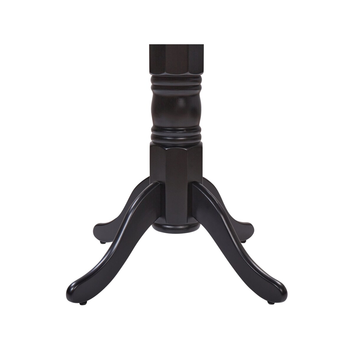 Stół do jadalni okrągły 100 cm czarny AKRON