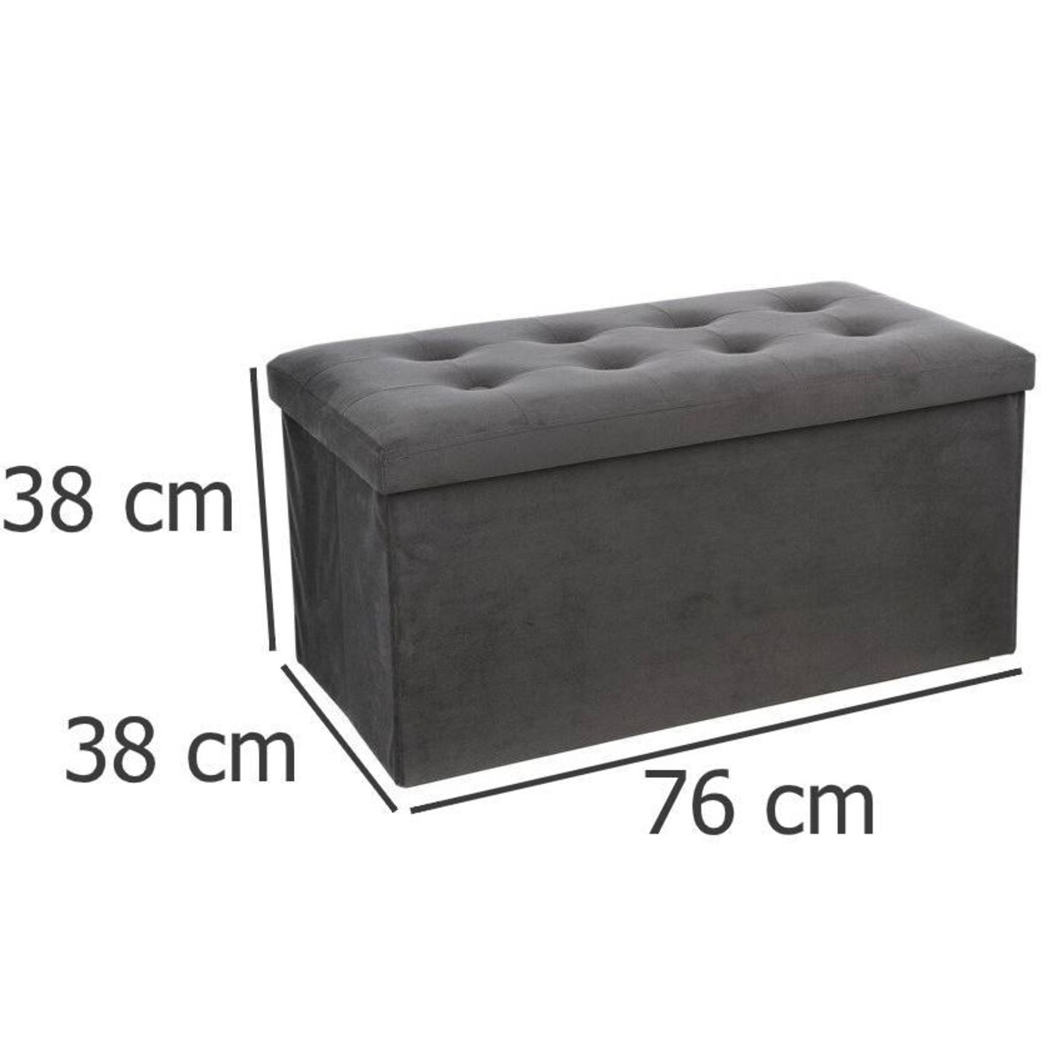 Duża pufa ze schowkiem