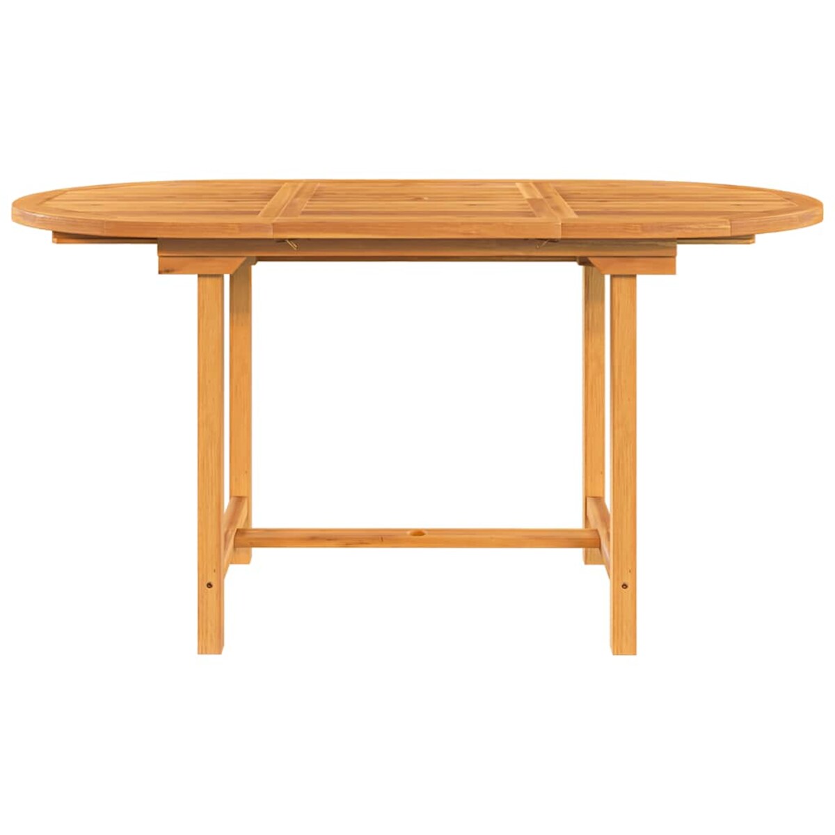 vidaXL Rozkładany stół ogrodowy, 110-160x80x75 cm, lite drewno tekowe