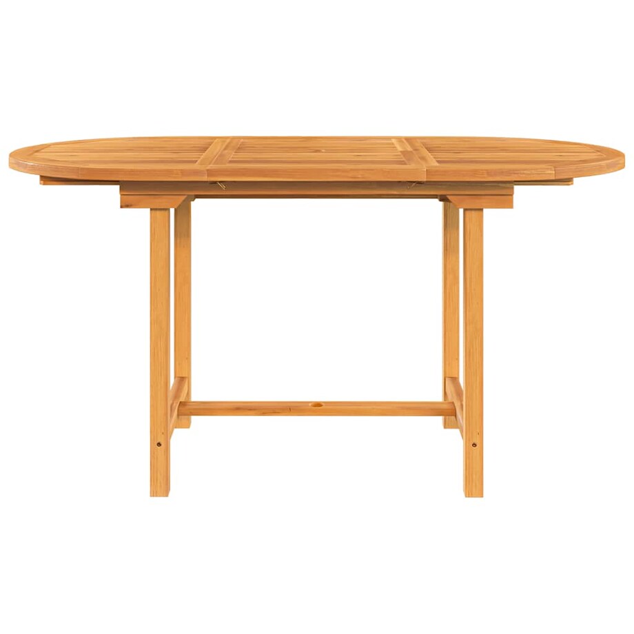 vidaXL Rozkładany stół ogrodowy, 110-160x80x75 cm, lite drewno tekowe