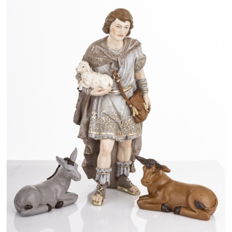 Dekoracja - szopka NATALE 6 postaci 26x69x23 cm